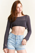 High-Rise 3 Button Destressed Denim Shorts