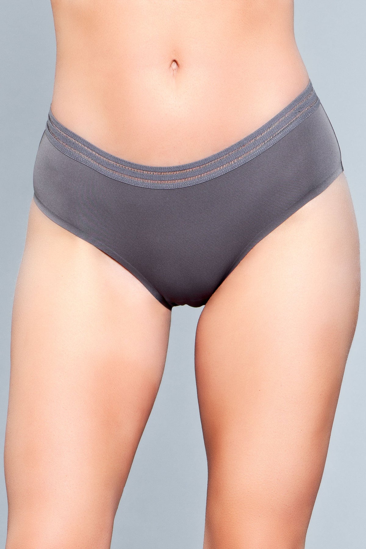 Mid-Rise Seamless Microfiber Waist Trim Panty