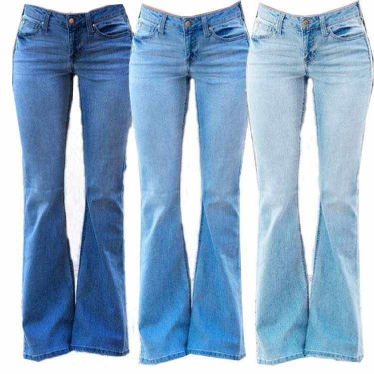 Bell-Bottoms Raw Denim Handmade Flare Jeans Boot Cut