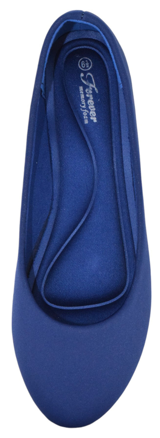 Ballet Round Toe Memory Foam Flats