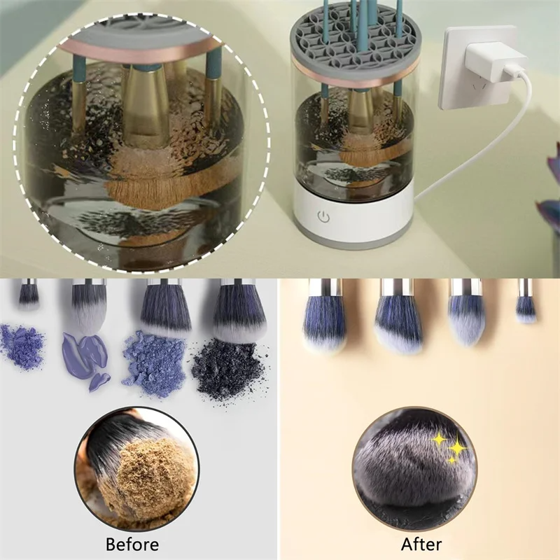 Automatic Electric Makeup Brush Cleaner
