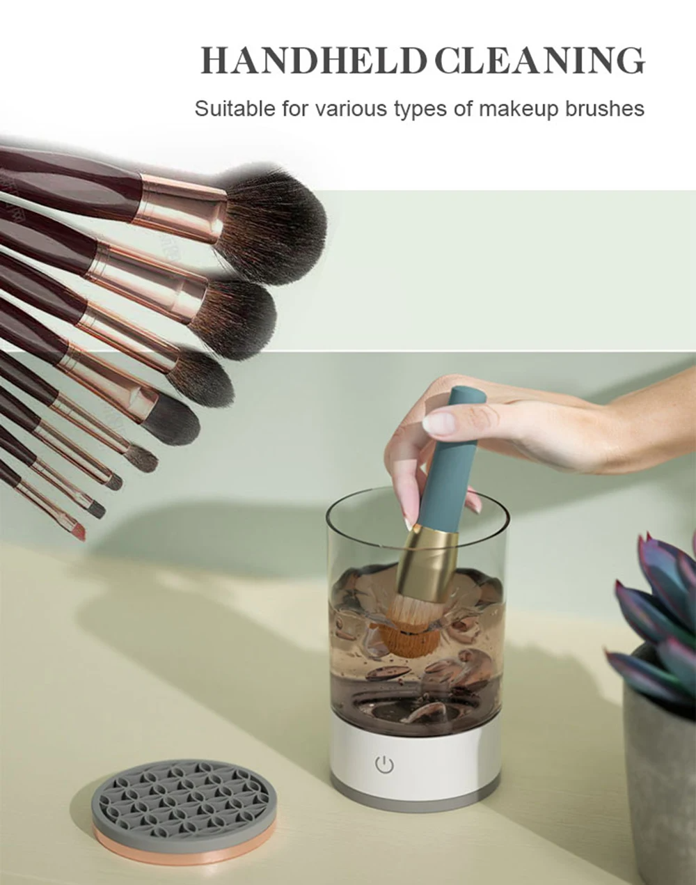 Automatic Electric Makeup Brush Cleaner