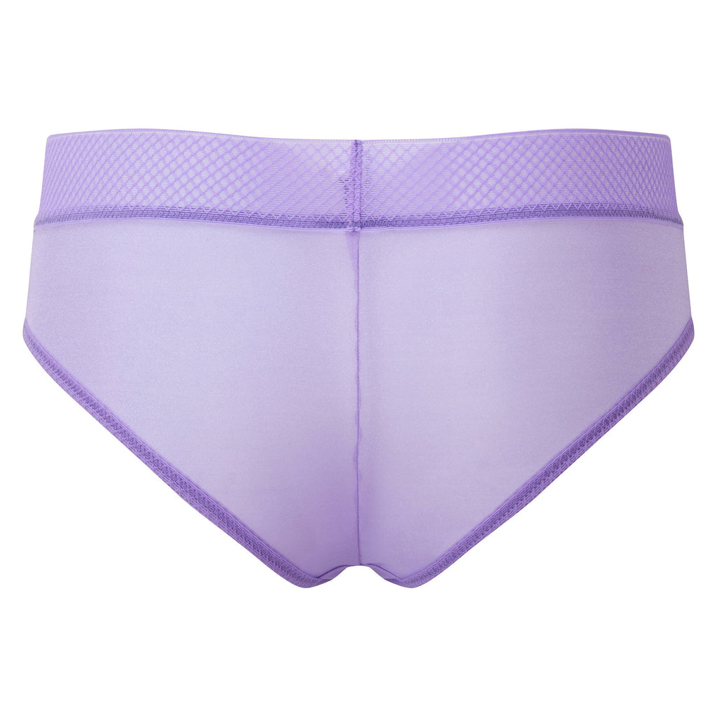 Violet Sheer Mesh Cheeky Short Panty