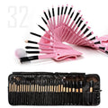 32 Piece High Quality Wooden Makeup Brush Set