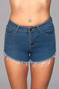 Classic Medium Blue Denim Shorts