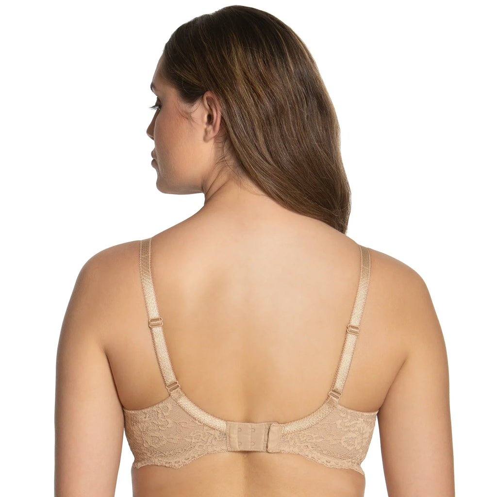 Everyday Underwire Seamless Lace Microfiber Minimizer Bra