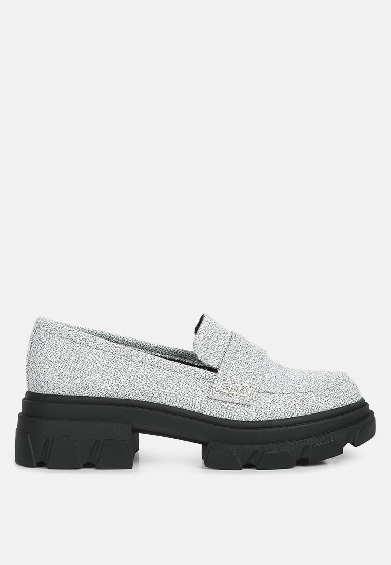 Chunky Lug Sole Loafers