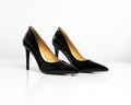 Patent Leather Black High Heel Pumps