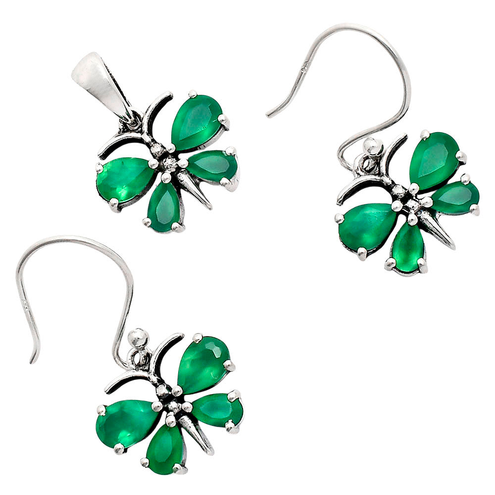 Butterfly Gemstone Jewelry 925 Sterling Silver Earrings