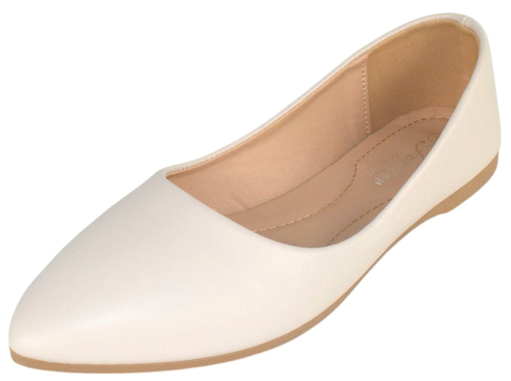 Classic Pointed Toe Insoles In Ballet Flats