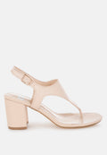 Genuine Leather Thong Toe Sandals
