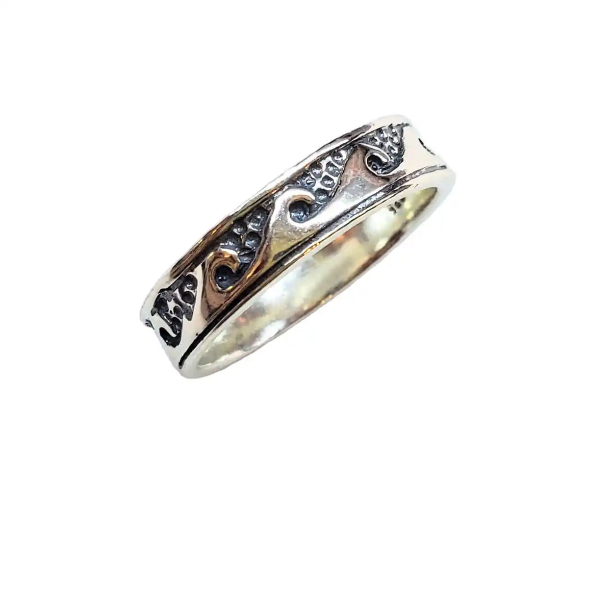 Assorted Sterling Silver Pinky-Toe Band Rings & Waves