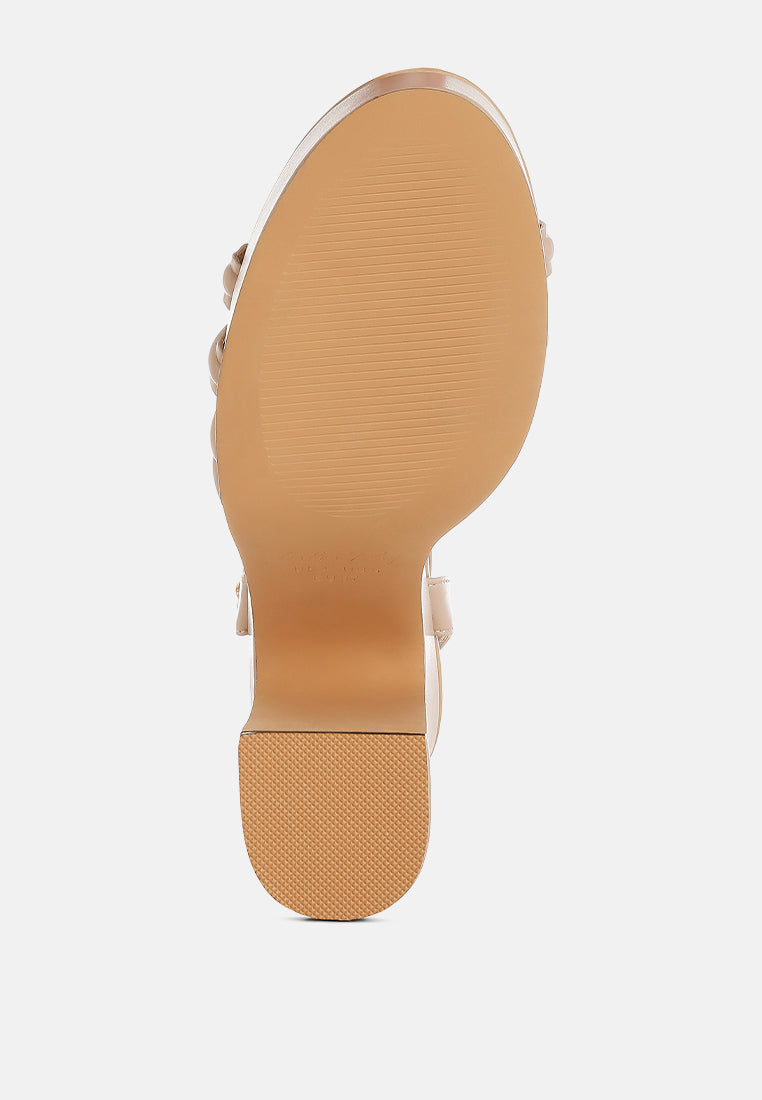 Strappy High Platform Sandals