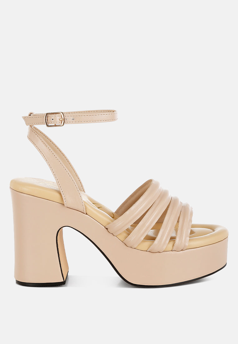 Strappy High Platform Sandals