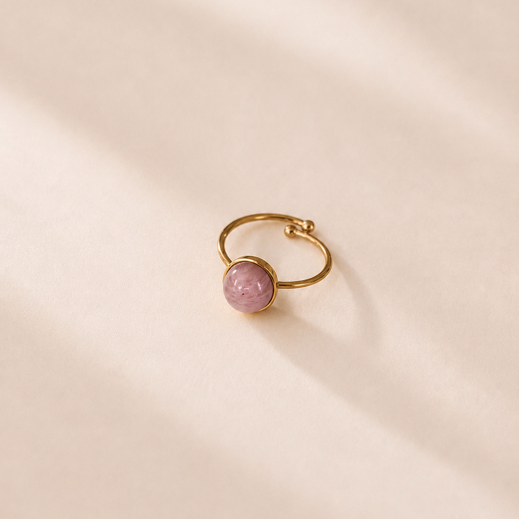 Contemporary Minimalist Gold-Plated Ring