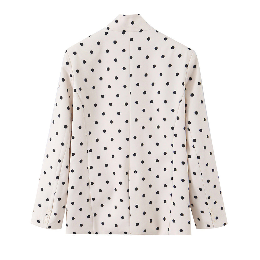 Sophisticated New York Style Polka Dot Jacket