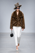 Contemporary Faux Fur Short Coat