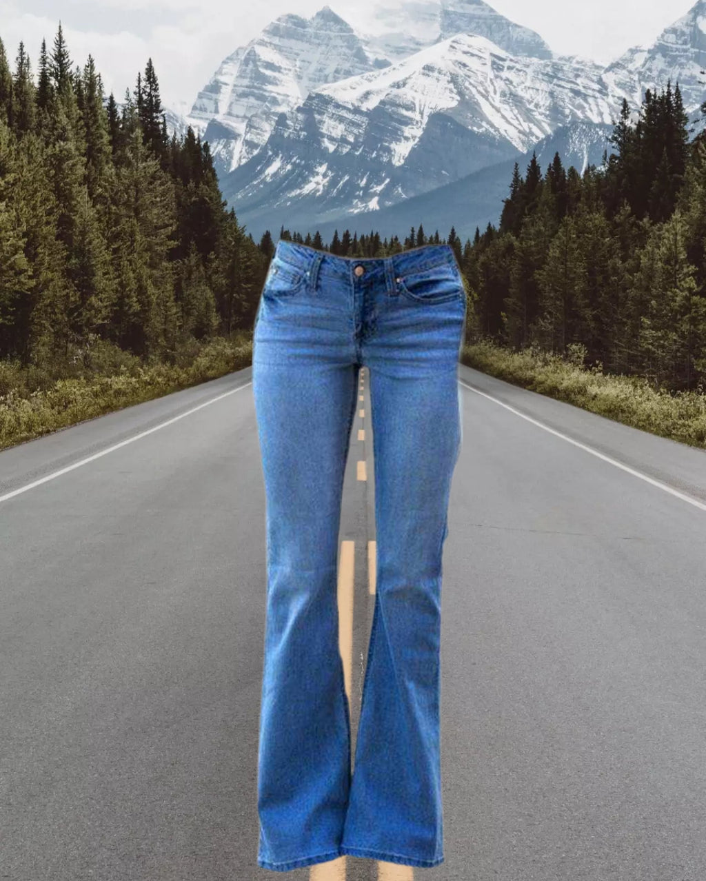 Bell-Bottoms Raw Denim Handmade Flare Jeans Boot Cut