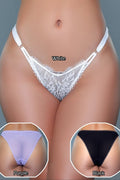 3 Pack Brazilian Cut Lace Panties