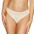 Low-Rise Semi Sheer Tulle Thong Panty