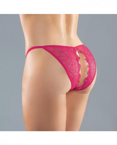 Hot Pink Floral Lace Panty