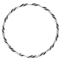 925  Sterling Silver Twisted Rope Cuff Bangle – Elegant Minimalist Jewelry