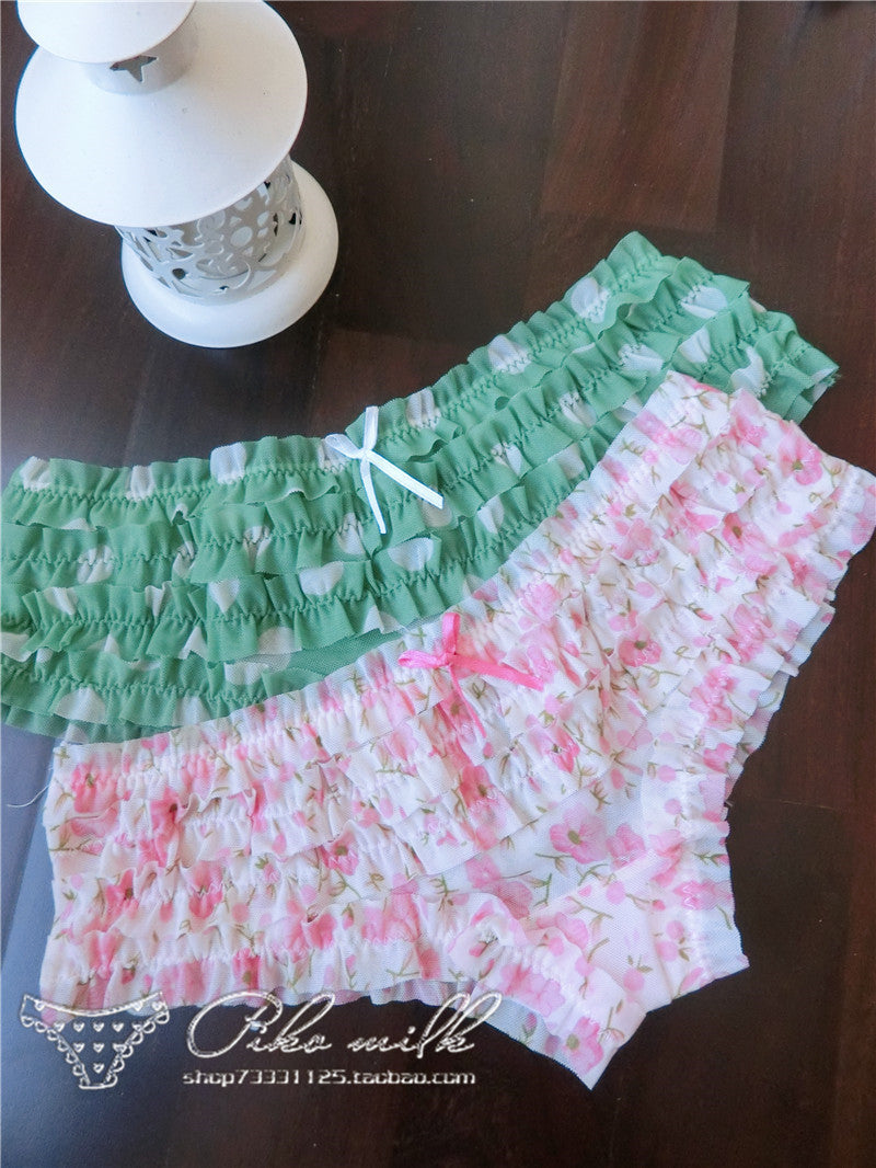Soft Girl Floral Lace Panties