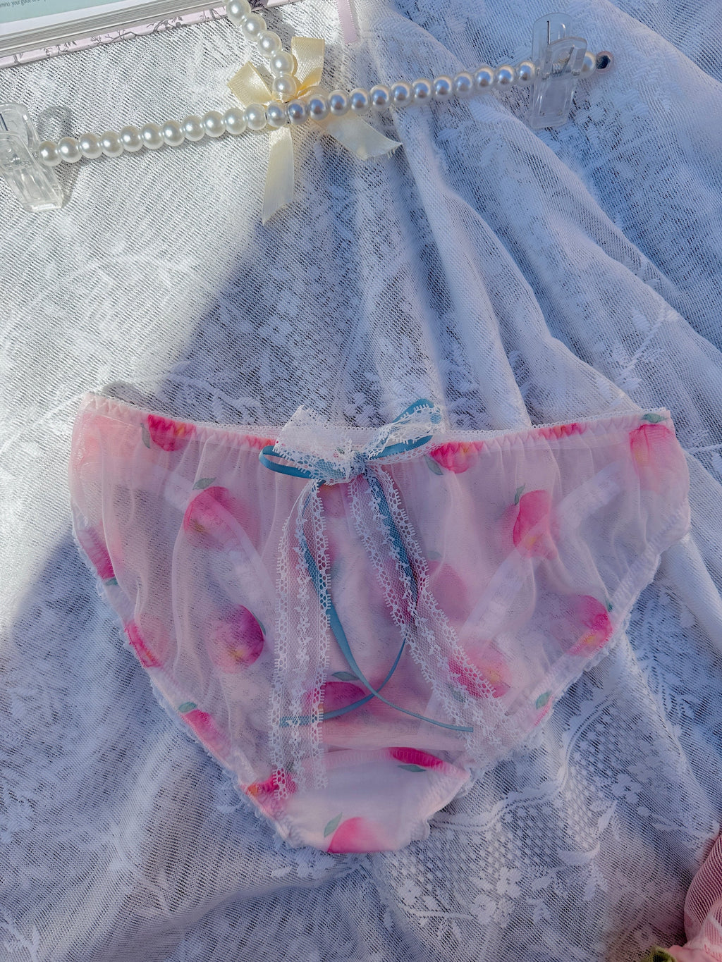 Soft Girl Floral Lace Panties