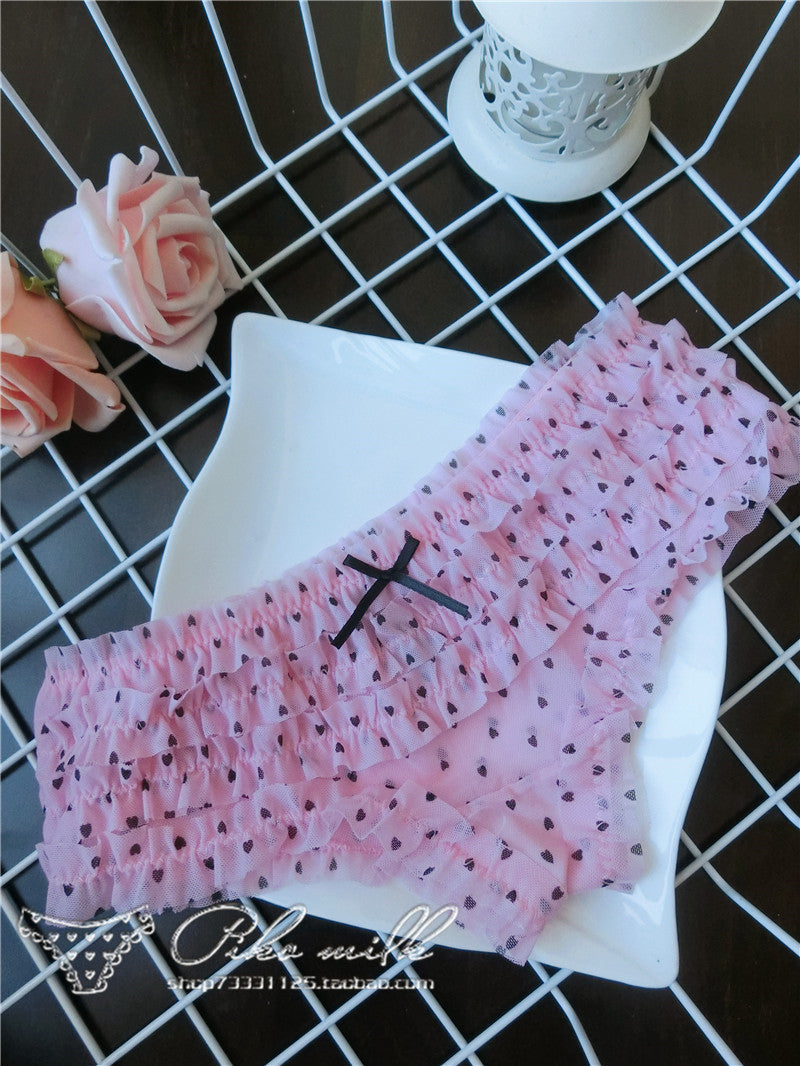 Soft Girl Floral Lace Panties