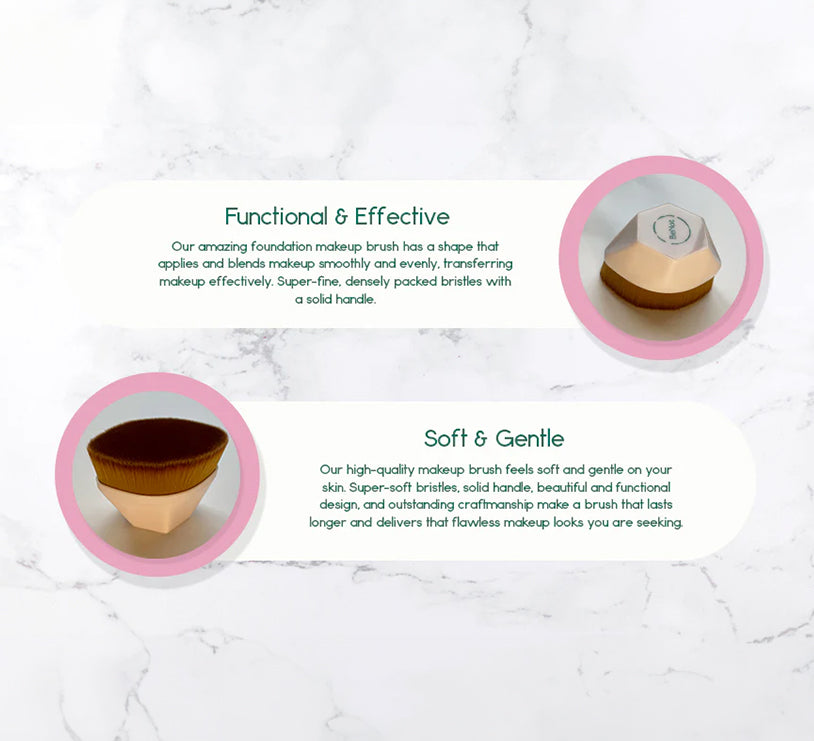 Foundation Synthetic Hair Makeup Brush