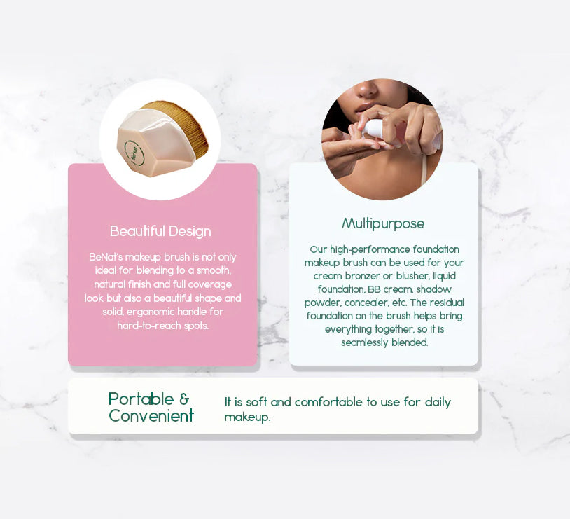 Foundation Synthetic Hair Makeup Brush