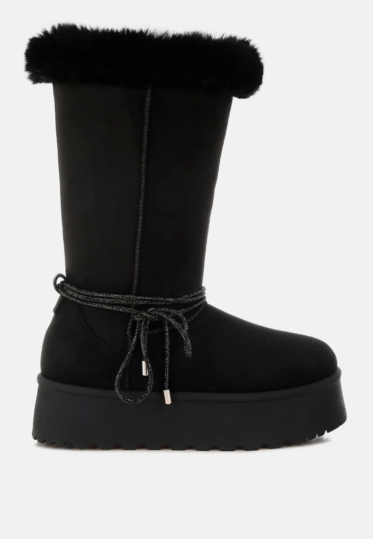 Chic Fur Collar Anti-Skid Winter Snow Boots