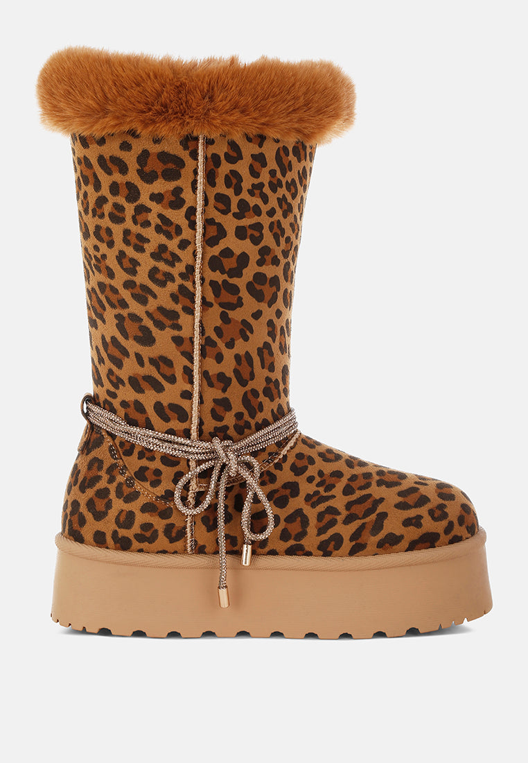 Chic Fur Collar Anti-Skid Winter Snow Boots