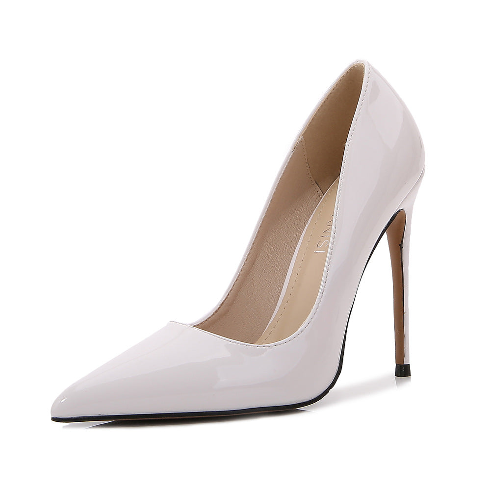Patent Leather Pointed Stiletto High Heel