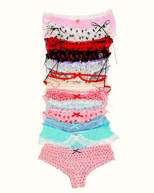 Soft Girl Floral Lace Panties