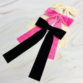 Simply Velvet Bow Hair Clip Set Of 3-0