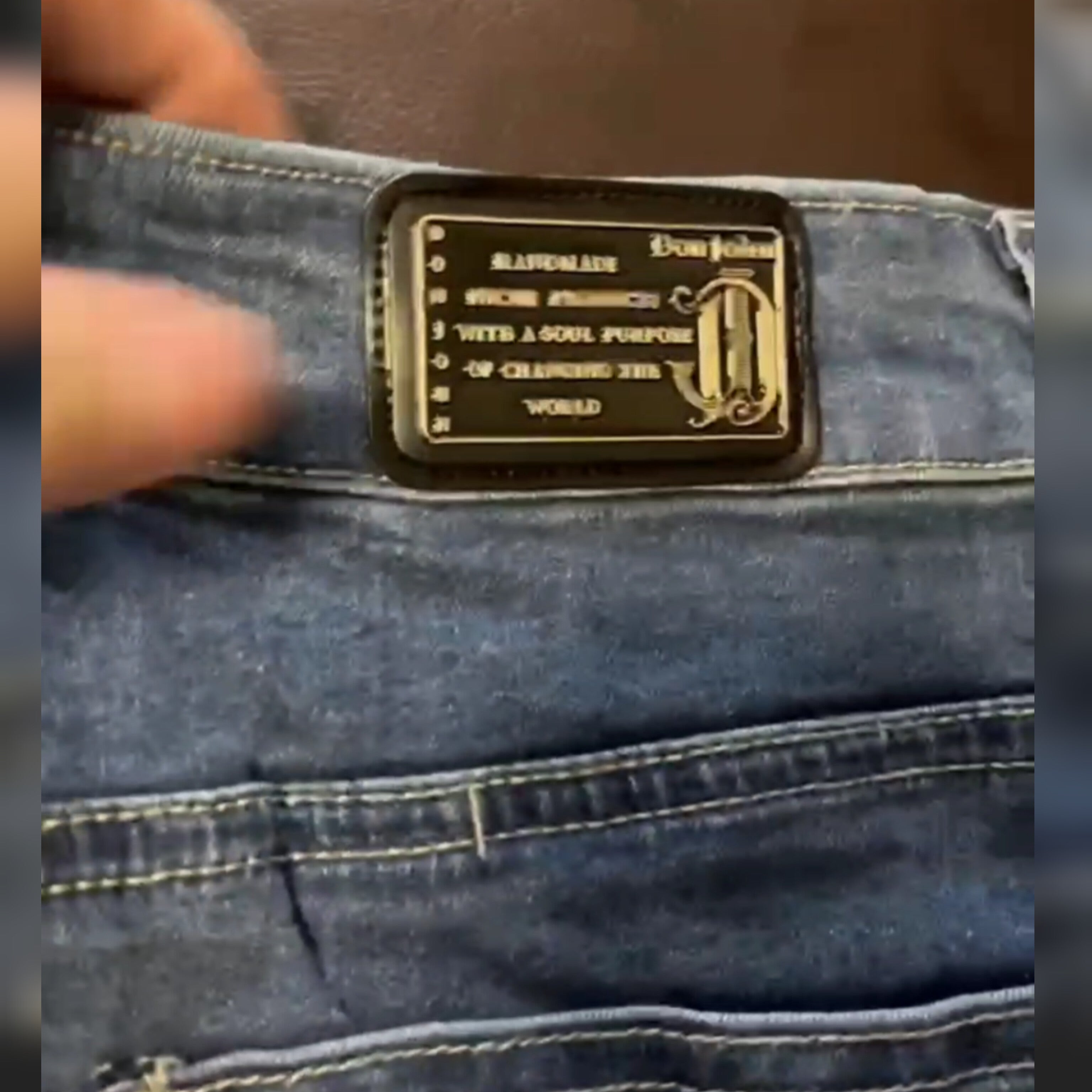 Faded Handmade Jean Shorts