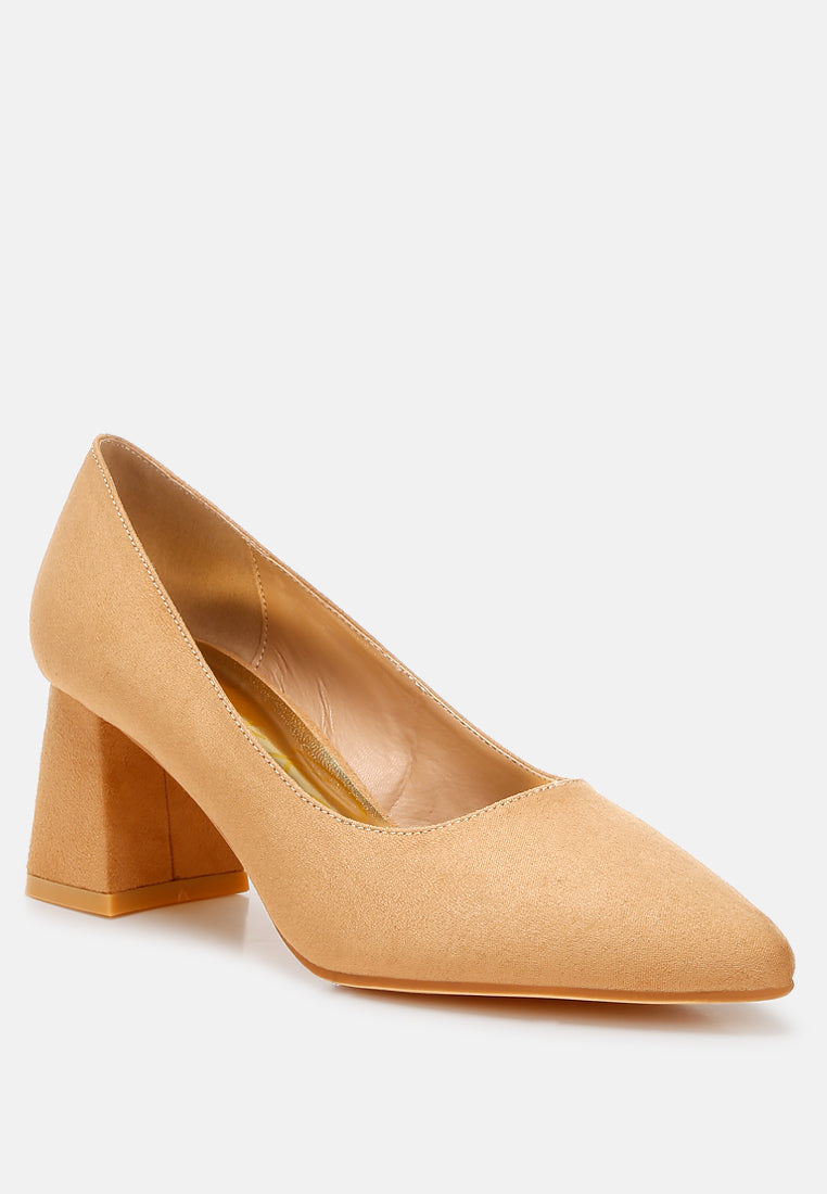 Block Heel Pumps