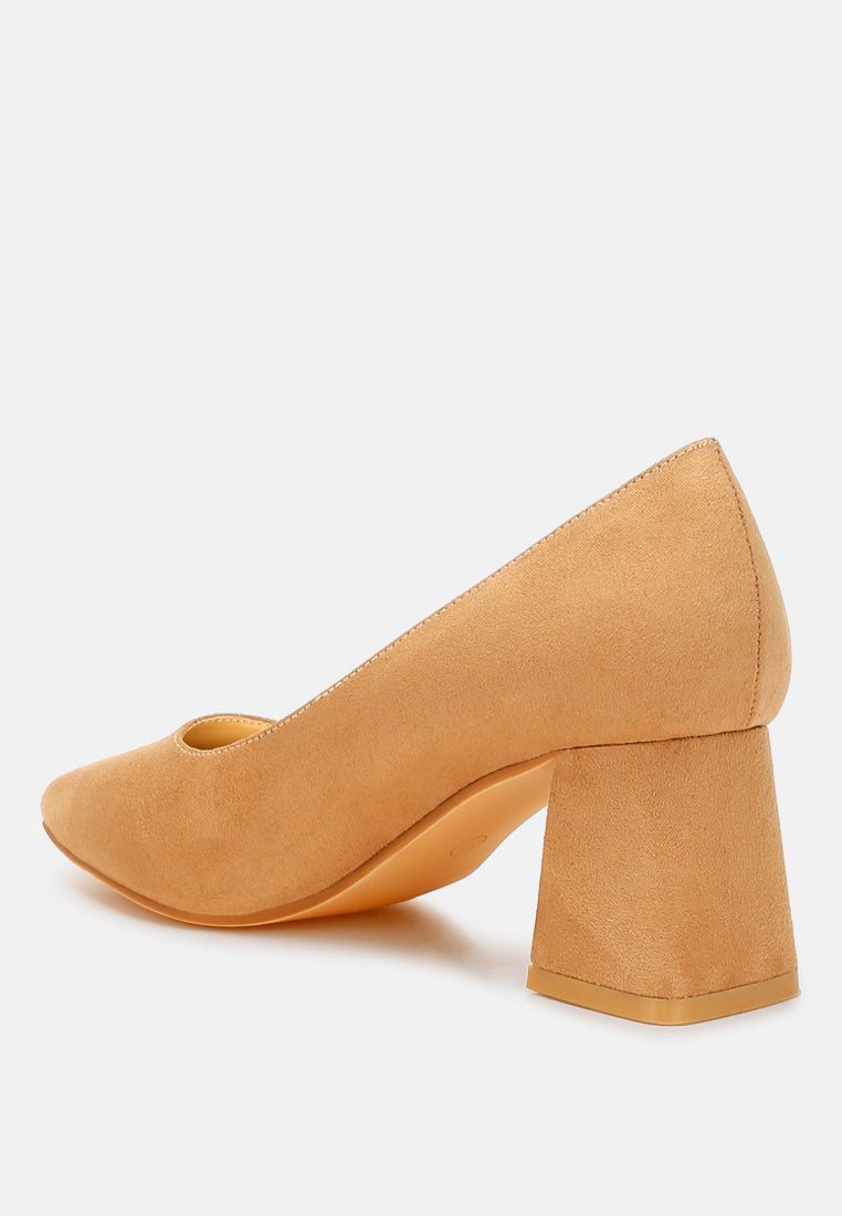 Block Heel Pumps
