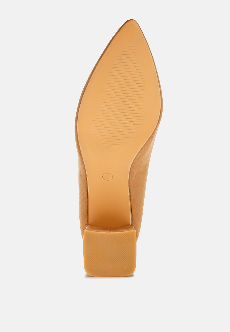 Block Heel Pumps