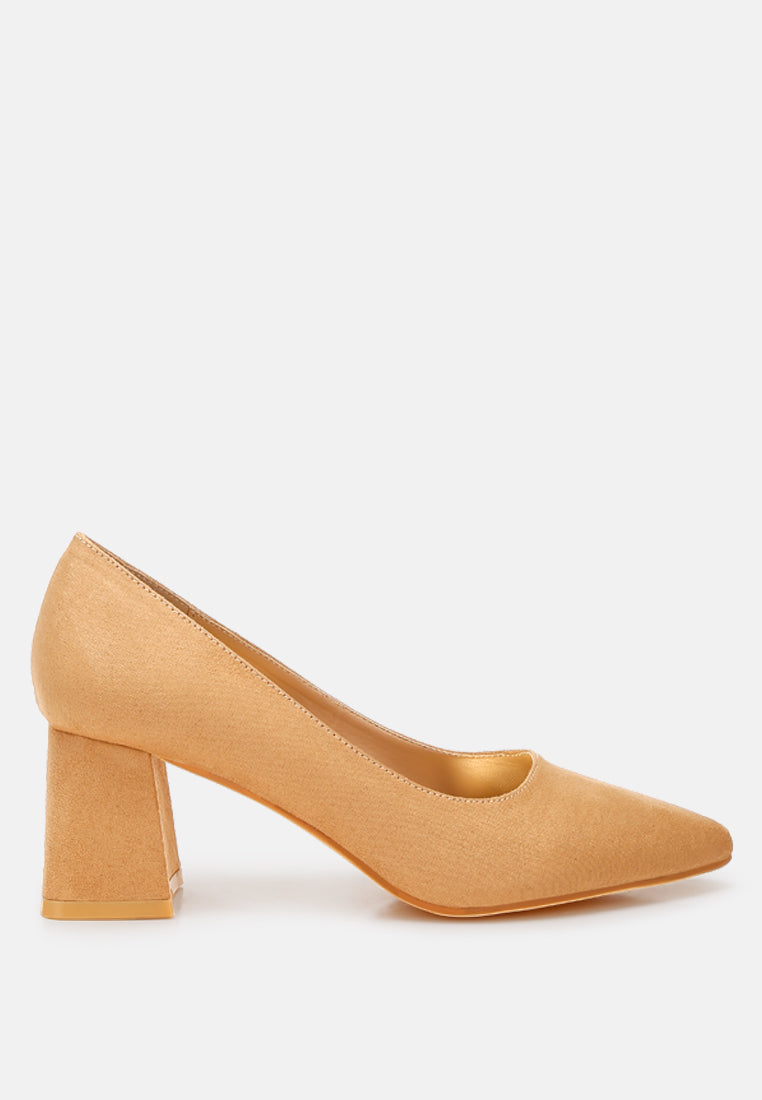 Block Heel Pumps
