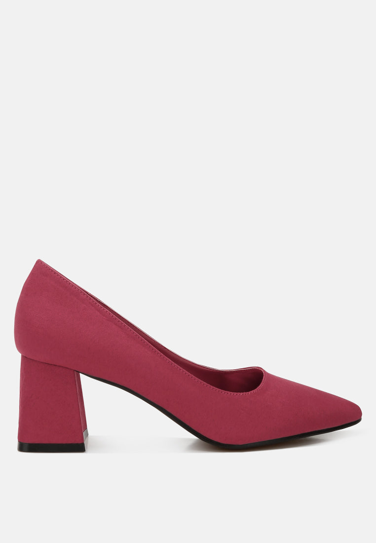 Block Heel Pumps