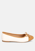 Two Tone Ballet Flats