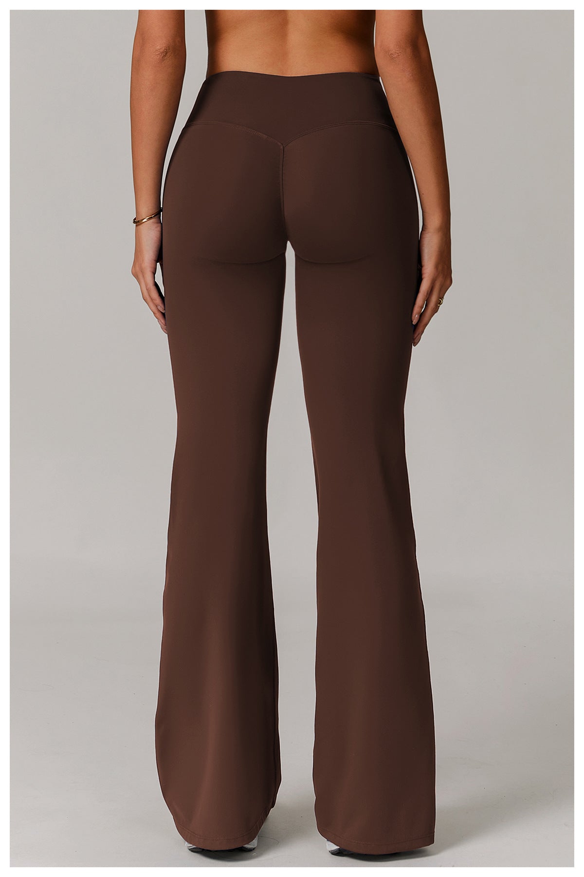 Bell bottom Hem Fitted Flared Yoga Pants