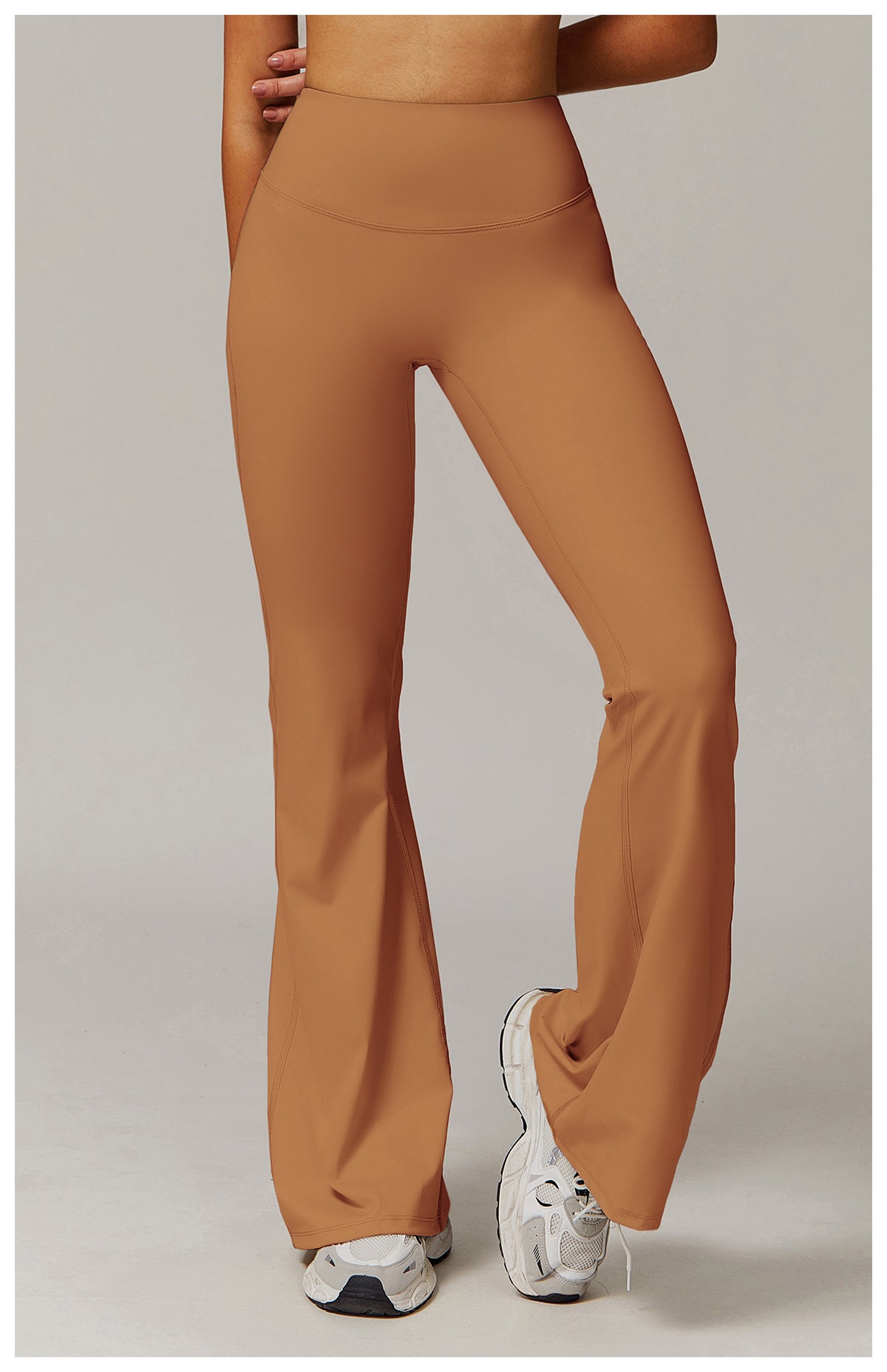 Bell bottom Hem Fitted Flared Yoga Pants
