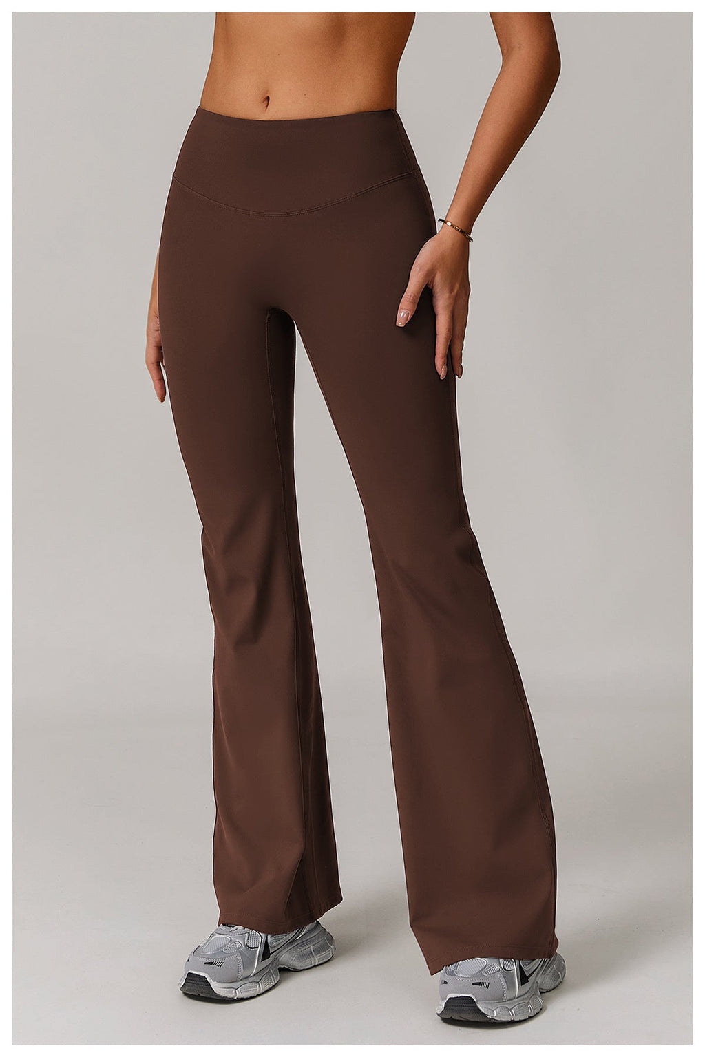 Bell bottom Hem Fitted Flared Yoga Pants