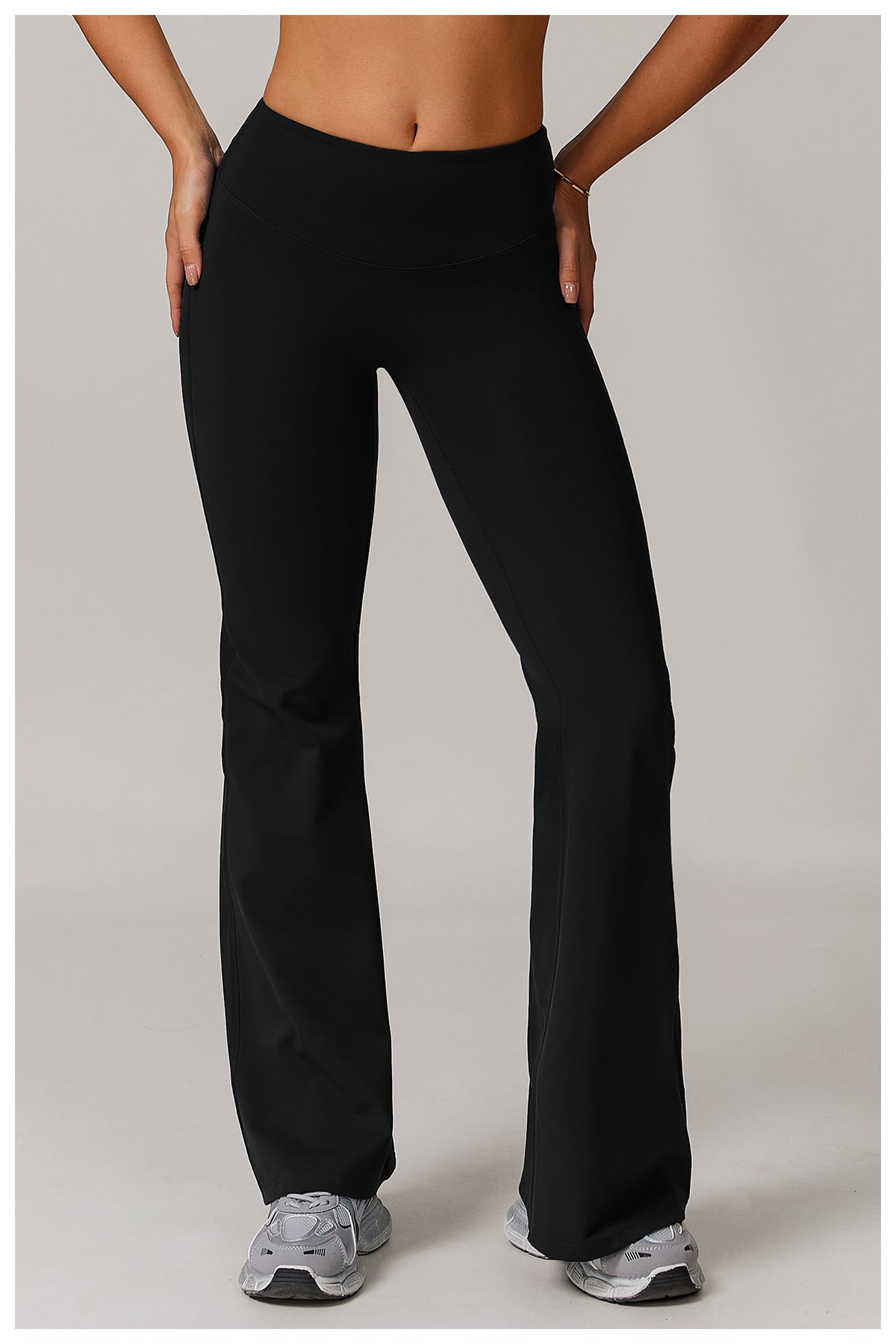 Bell bottom Hem Fitted Flared Yoga Pants