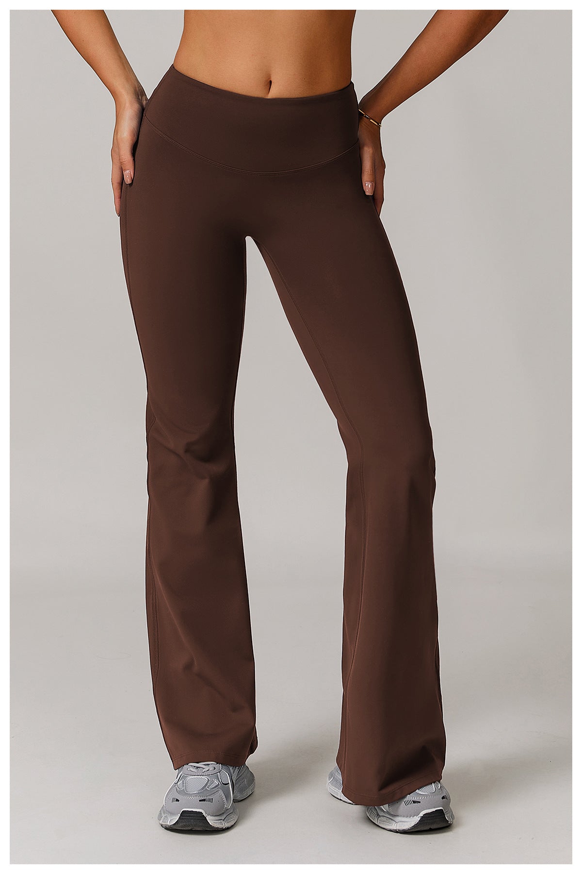 Bell bottom Hem Fitted Flared Yoga Pants