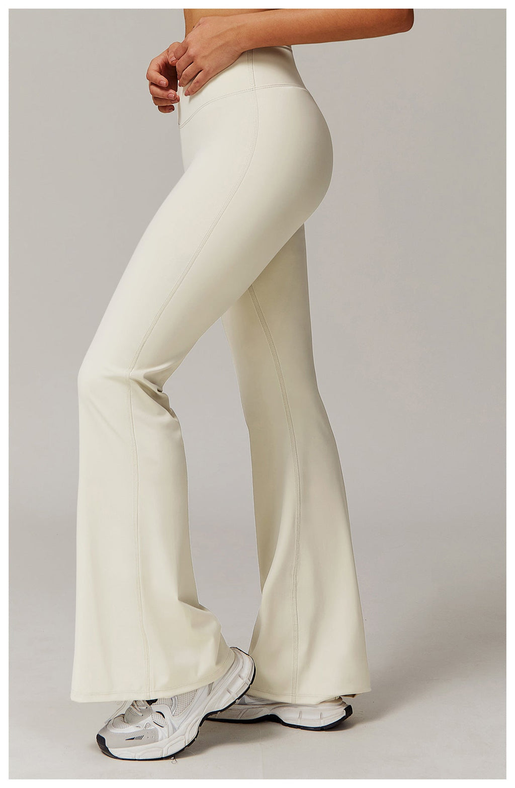 Bell bottom Hem Fitted Flared Yoga Pants