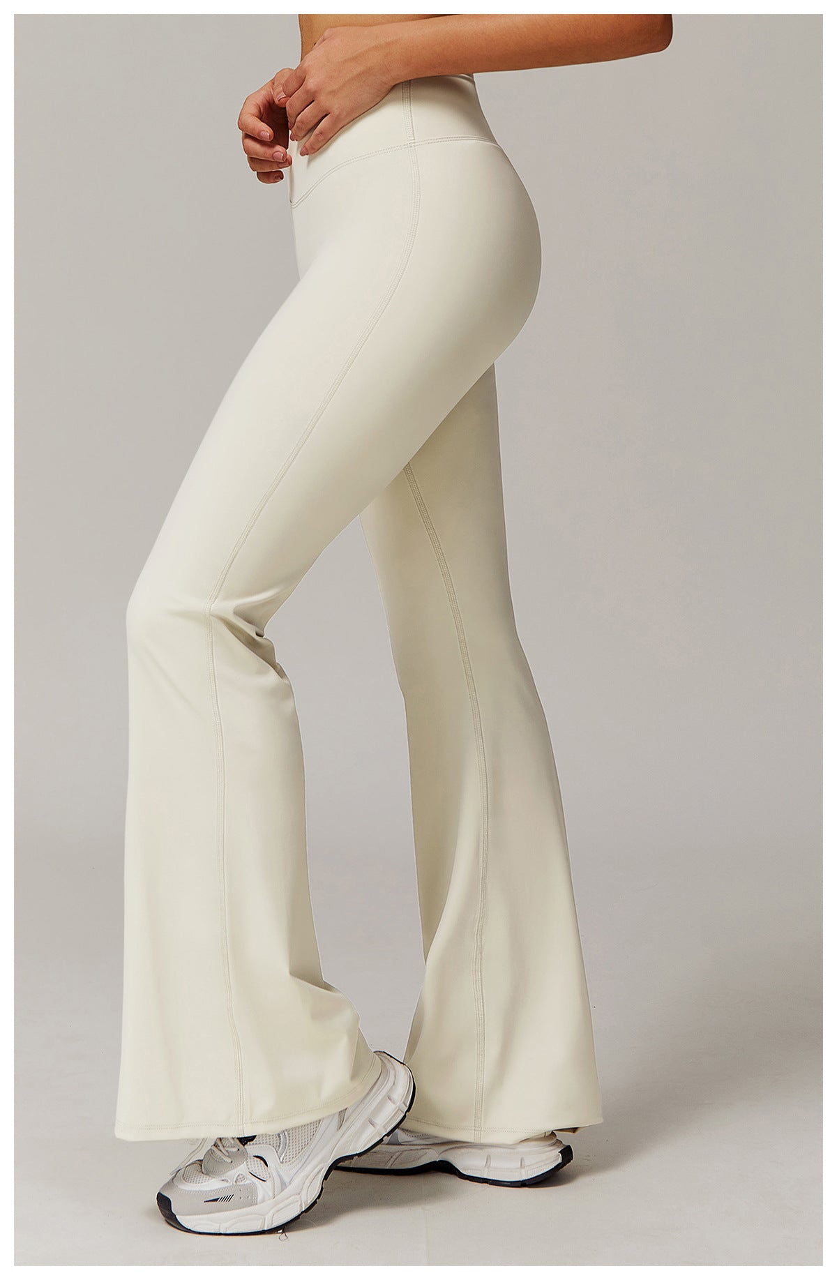 Bell bottom Hem Fitted Flared Yoga Pants